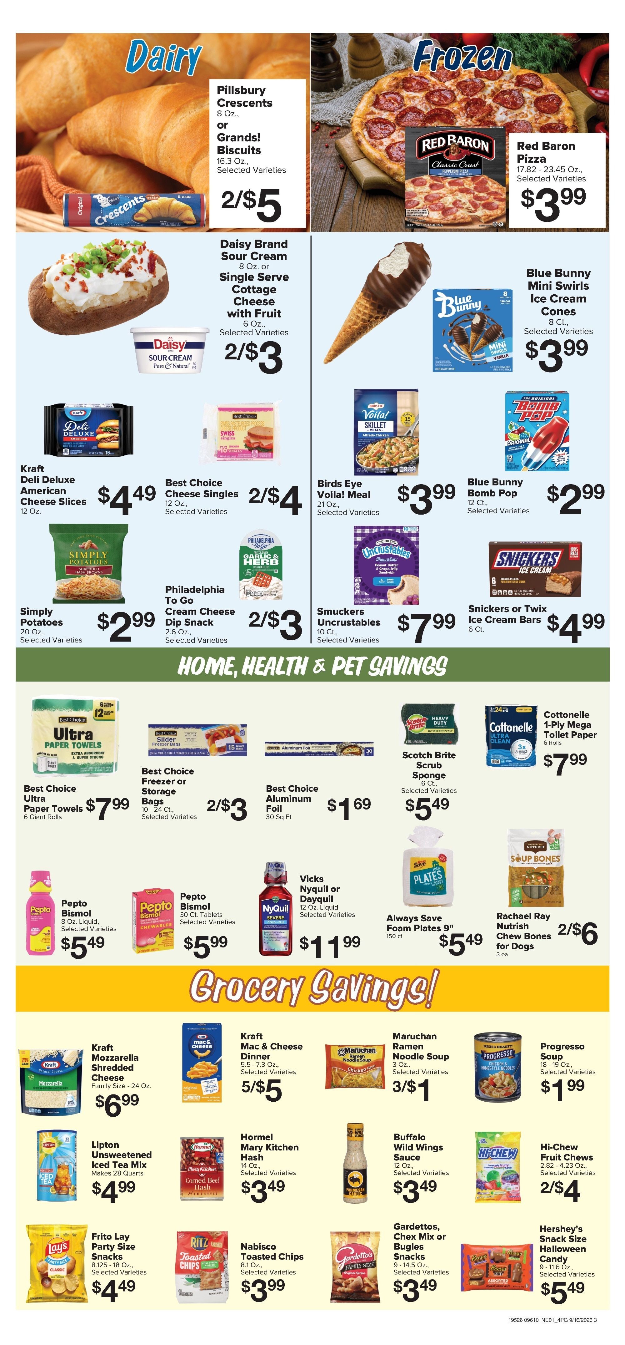Brown's Grocery Store Weekly Ad September 16 - 22, 2026