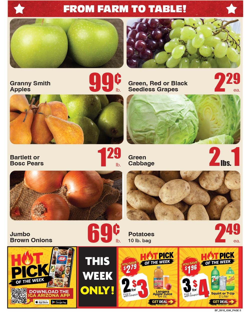 Butcher & Farmer Market Weekly Ad September 16 - 22, 2026