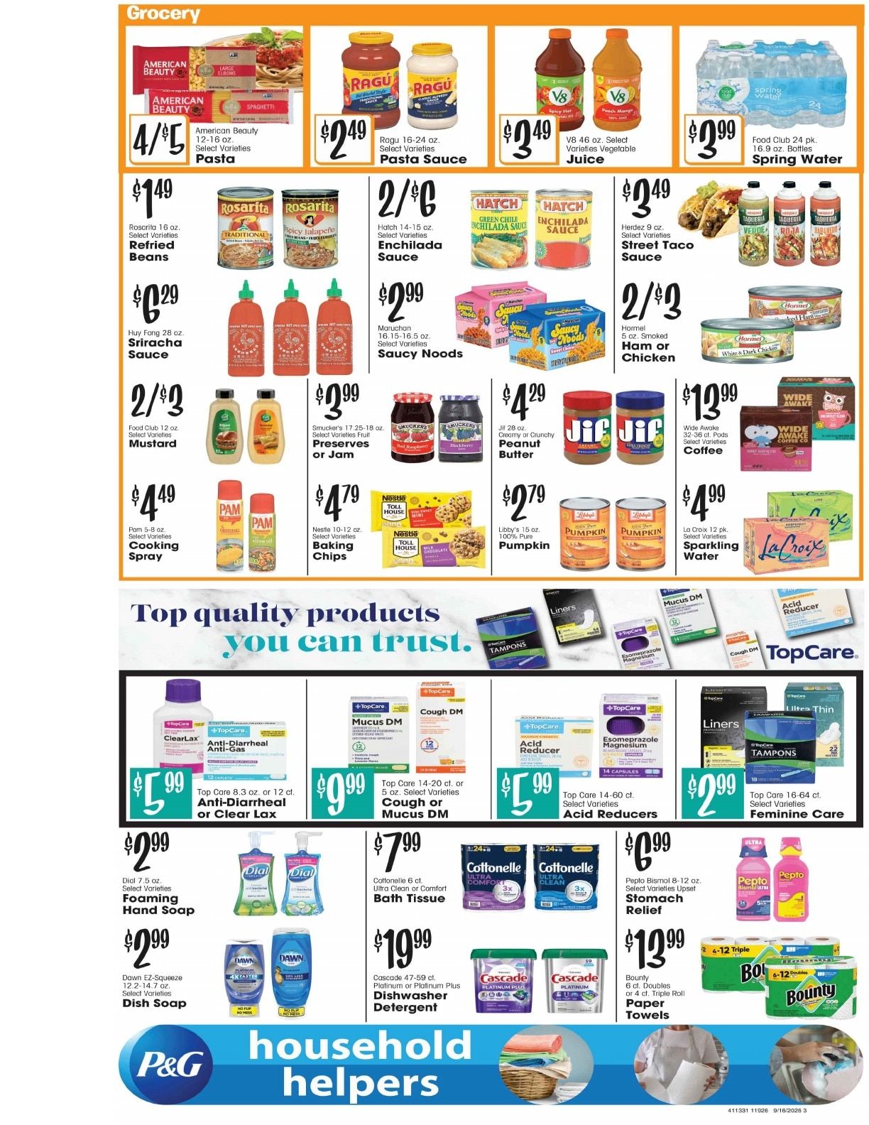 Burney's Weekly Ad September 16 - 22, 2026