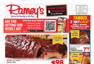 Ramey's (13561 St Stephens Ave, Chatom, AL) Weekly Ad September 16 - 22, 2026