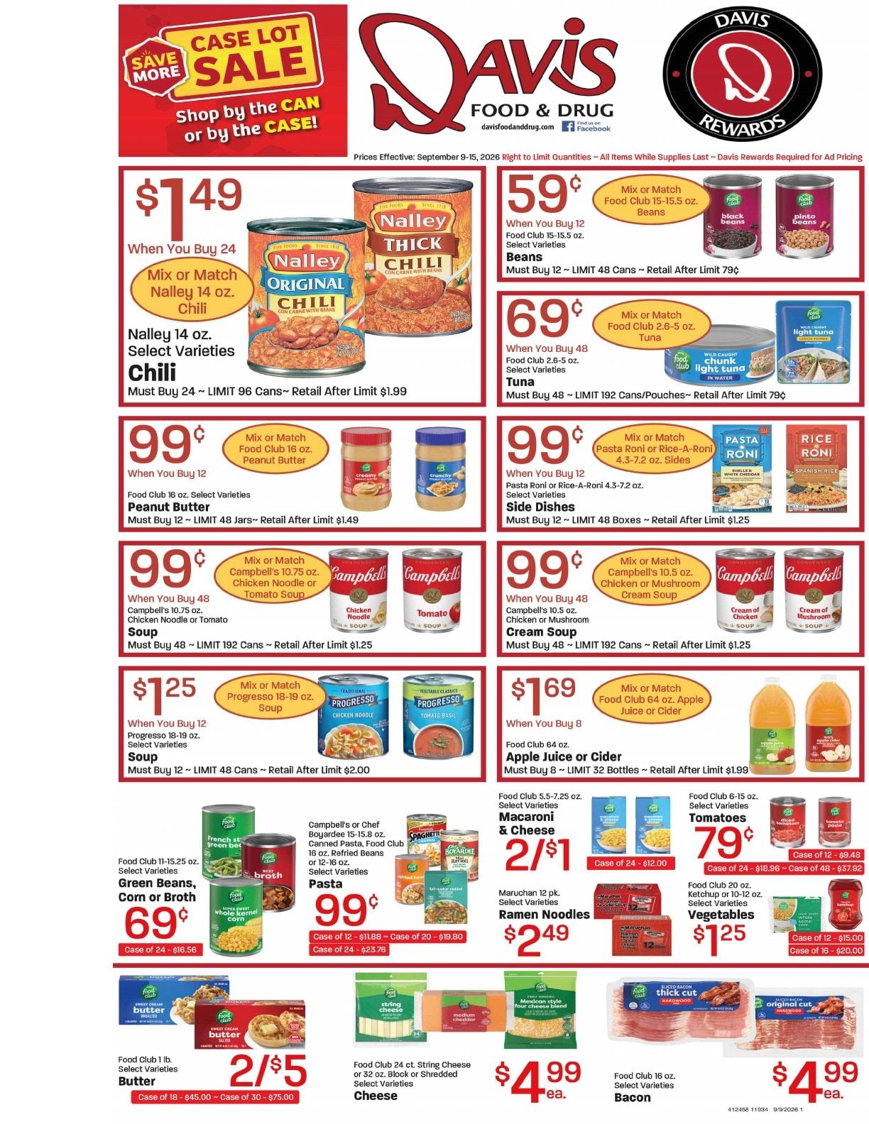 Davis Food & Drug (La Verkin, UT) Weekly Ad September 9 - 15, 2026