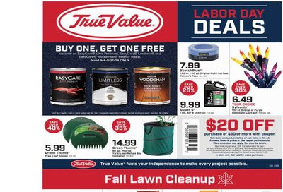 Davis Food & Drug (495 North State Street, La Verkin, UT) True Value Savings Weekly Ad September 4 - 21, 2026