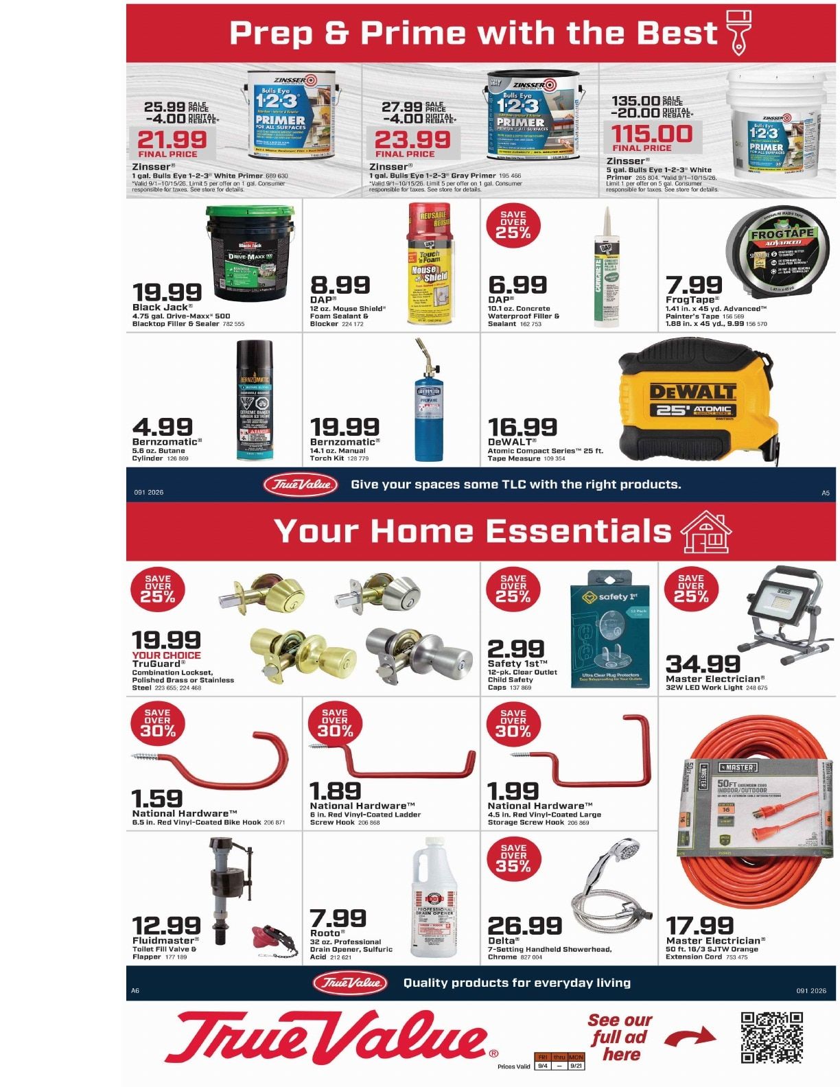 Davis Food & Drug (495 North State Street, La Verkin, UT) True Value Savings Weekly Ad September 4 - 21, 2026