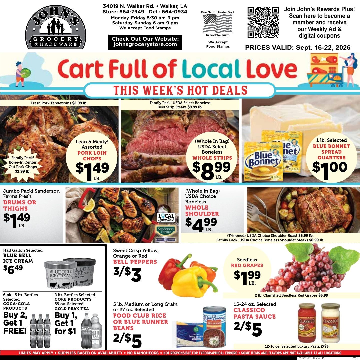 John's Grocery Weekly Ad September 16 - 22, 2026