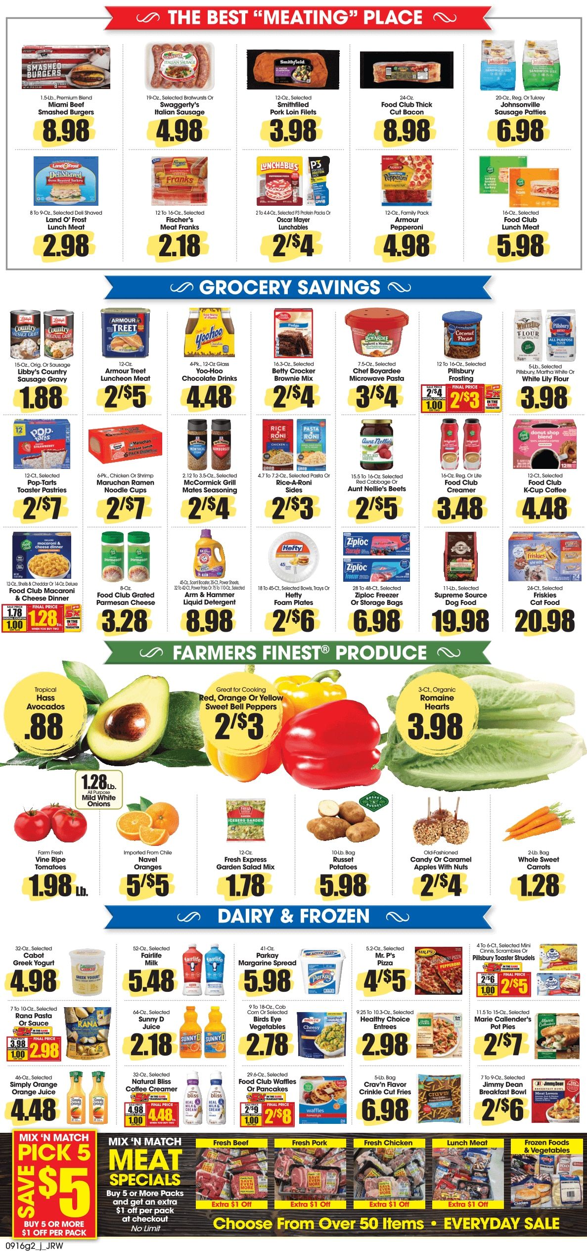 Jones Red & White Weekly Ad September 16 - 22, 2026
