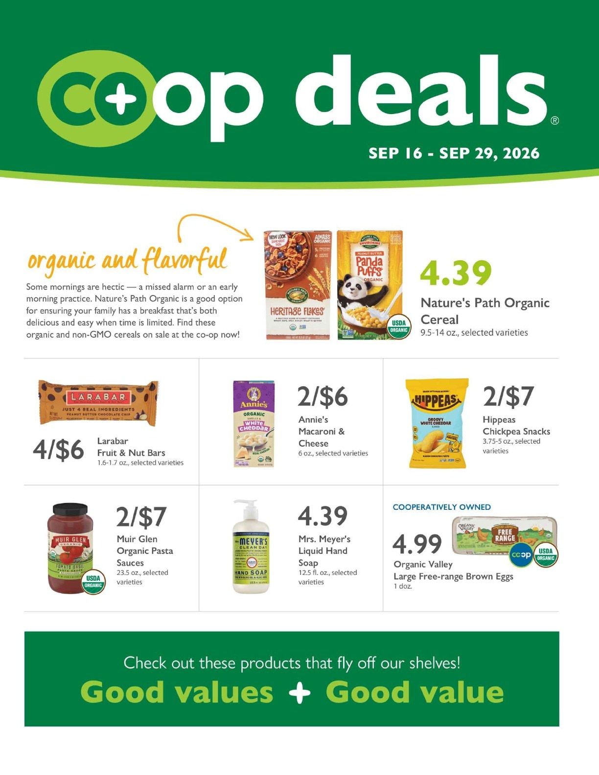 La Montañita Co-op Co+op Deals Weekly Ad September 16 - 29, 2026