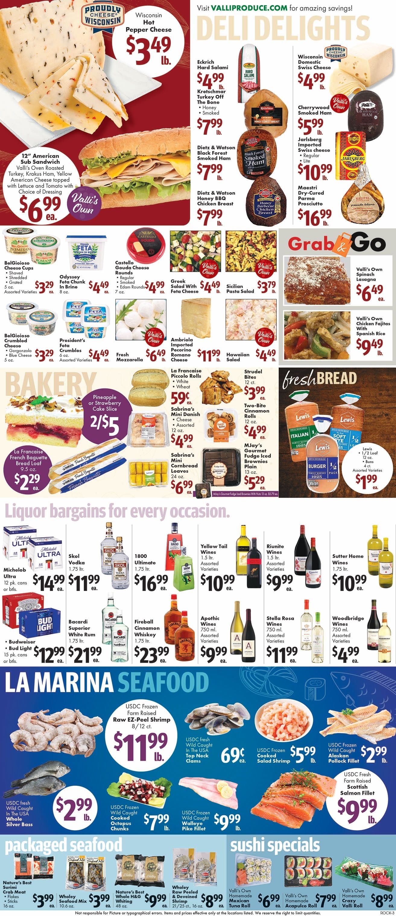 Valli Produce (Rockford, IL) Weekly Ad September 16 - 22, 2026