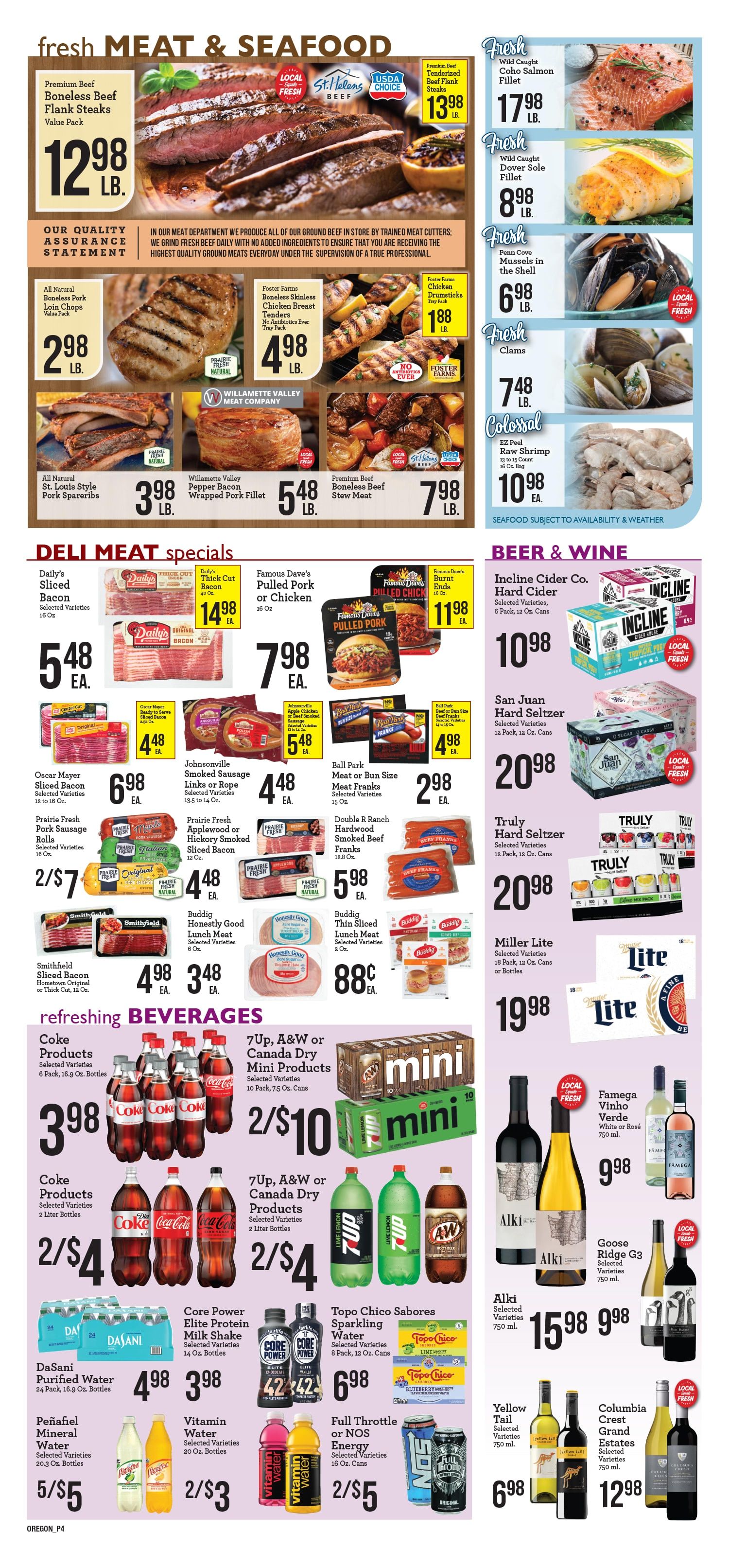 Erickson's Thriftway Weekly Ad September 16 - 22, 2026