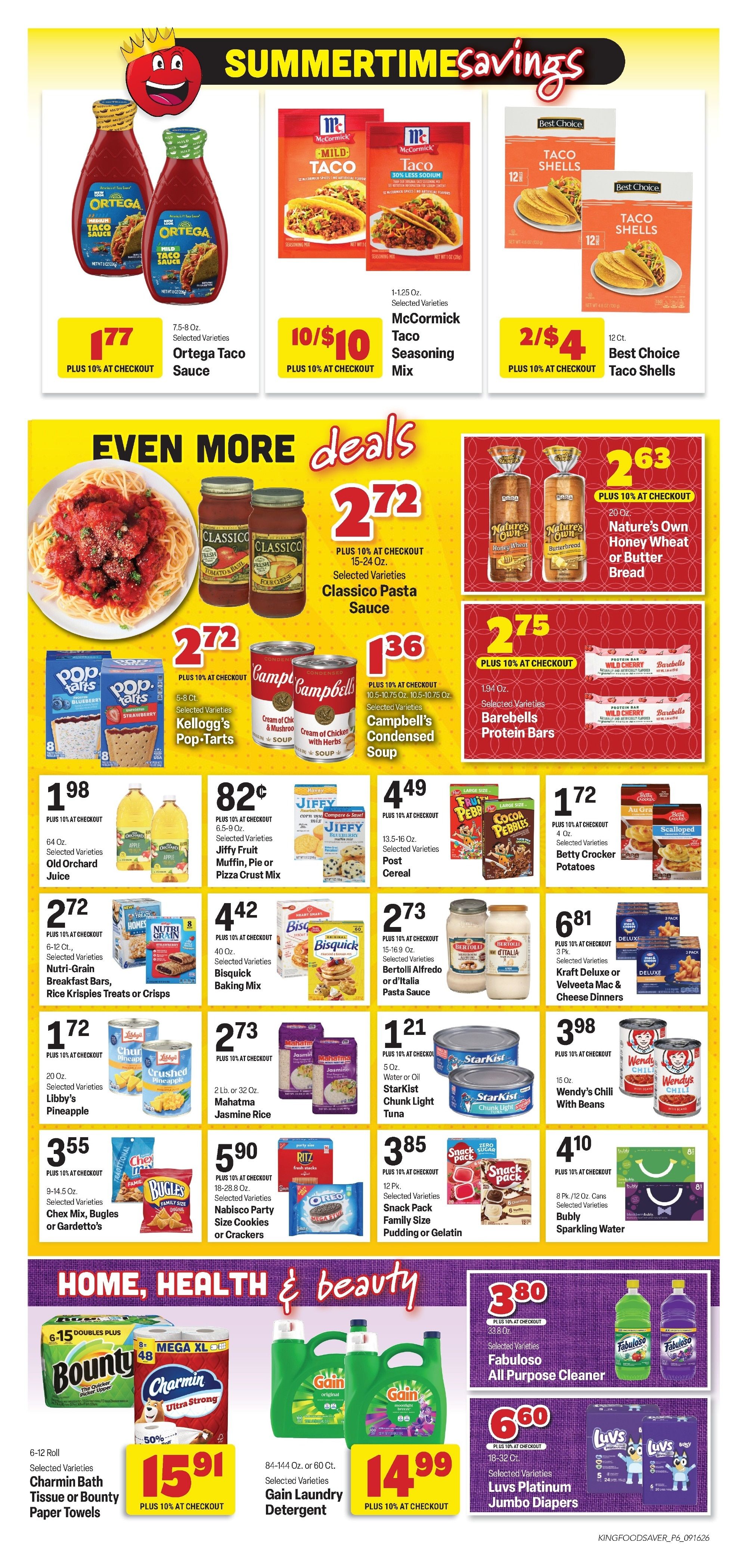 King Cash Saver (Parsons, KS) Weekly Ad September 16 - 29, 2026