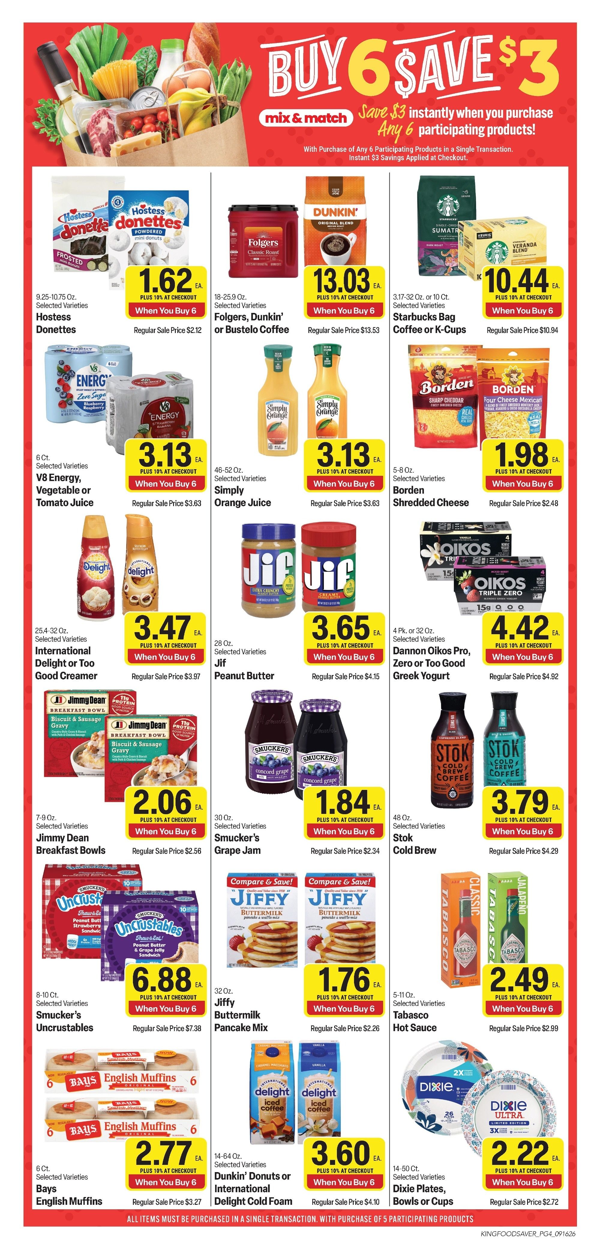 King Cash Saver (Ozark, MO) Weekly Ad September 16 - 29, 2026