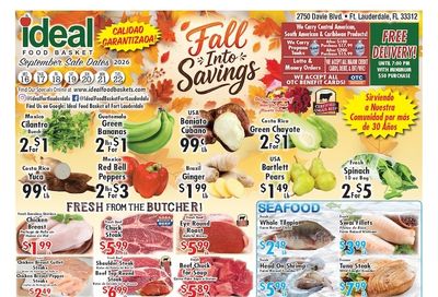 Ideal Food Basket (Fort Lauderdale, FL) Weekly Ad September 16 - 22, 2026