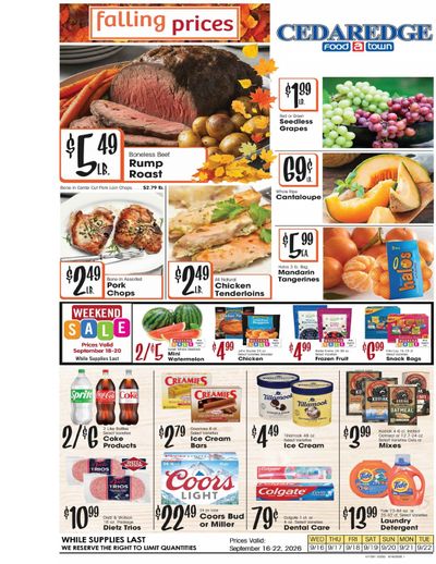 Cedaredge Foodtown Weekly Ad September 16 - 22, 2026