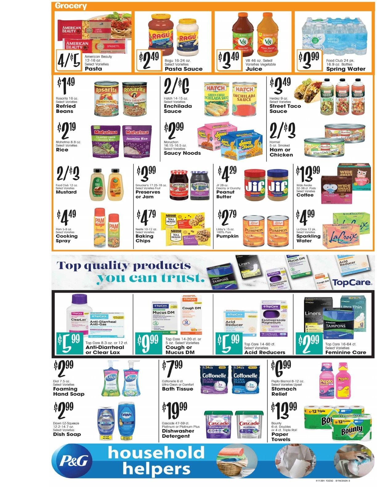 Cedaredge Foodtown Weekly Ad September 16 - 22, 2026