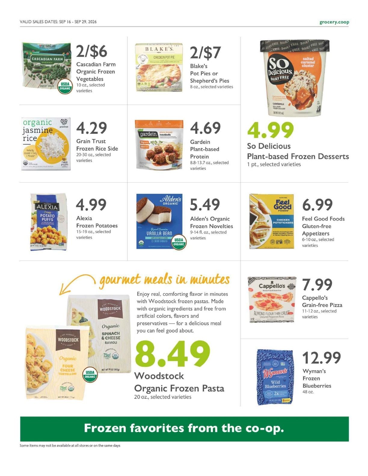 Feather River Food Co-op Co+op Deals Weekly Ad September 16 - 29, 2026