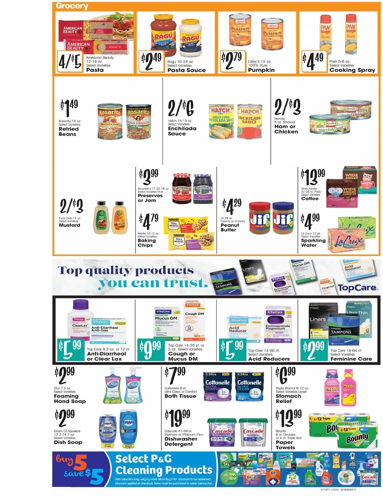Panaca Market Weekly Ad September 16 - 22, 2026