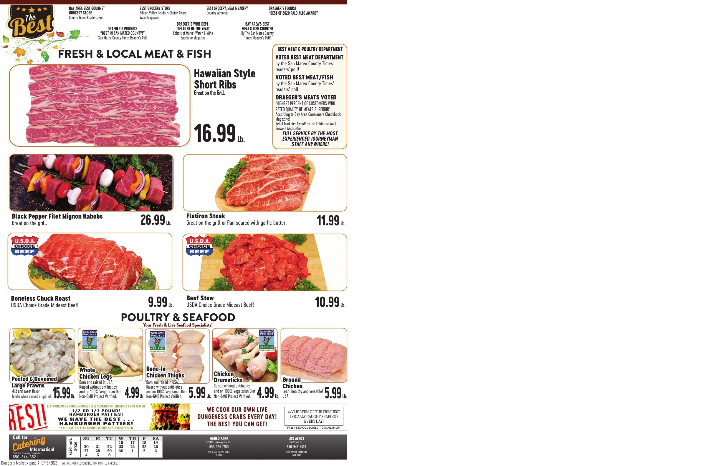 Draeger's Market Weekly Ad September 16 - October 6, 2026