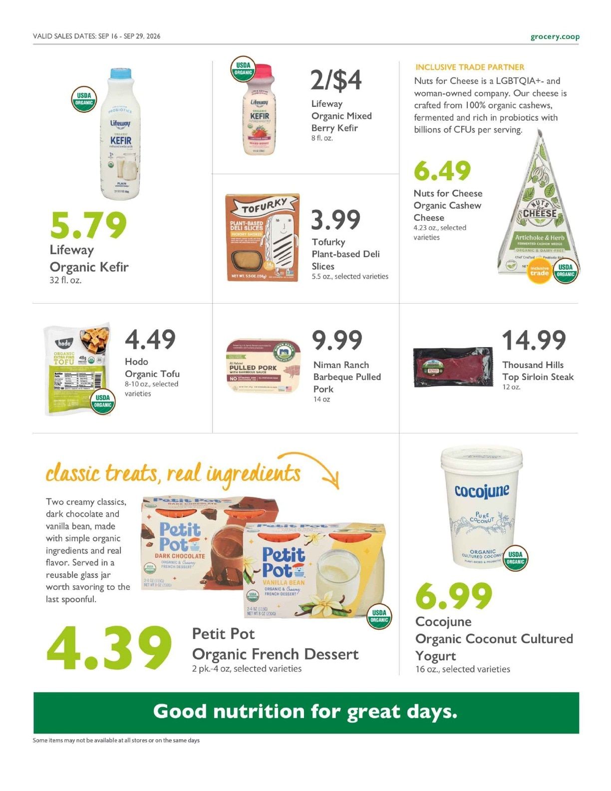City Center Market Co+op Deals Weekly Ad September 16 - 29, 2026