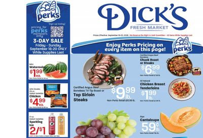 Dick's Market (Bountiful, UT) Weekly Ad September 16 - 22, 2026