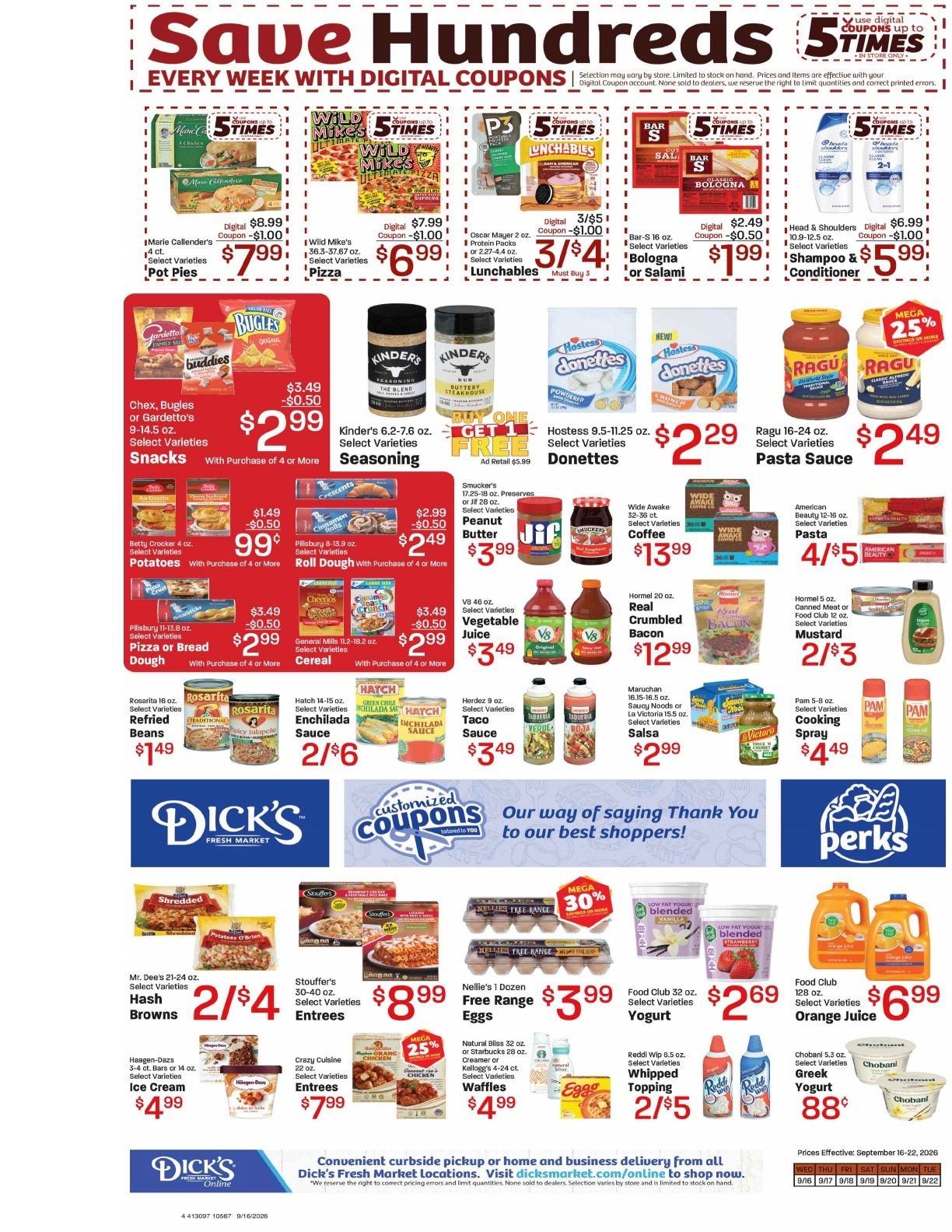 Dick's Market (Bountiful, UT) Weekly Ad September 16 - 22, 2026