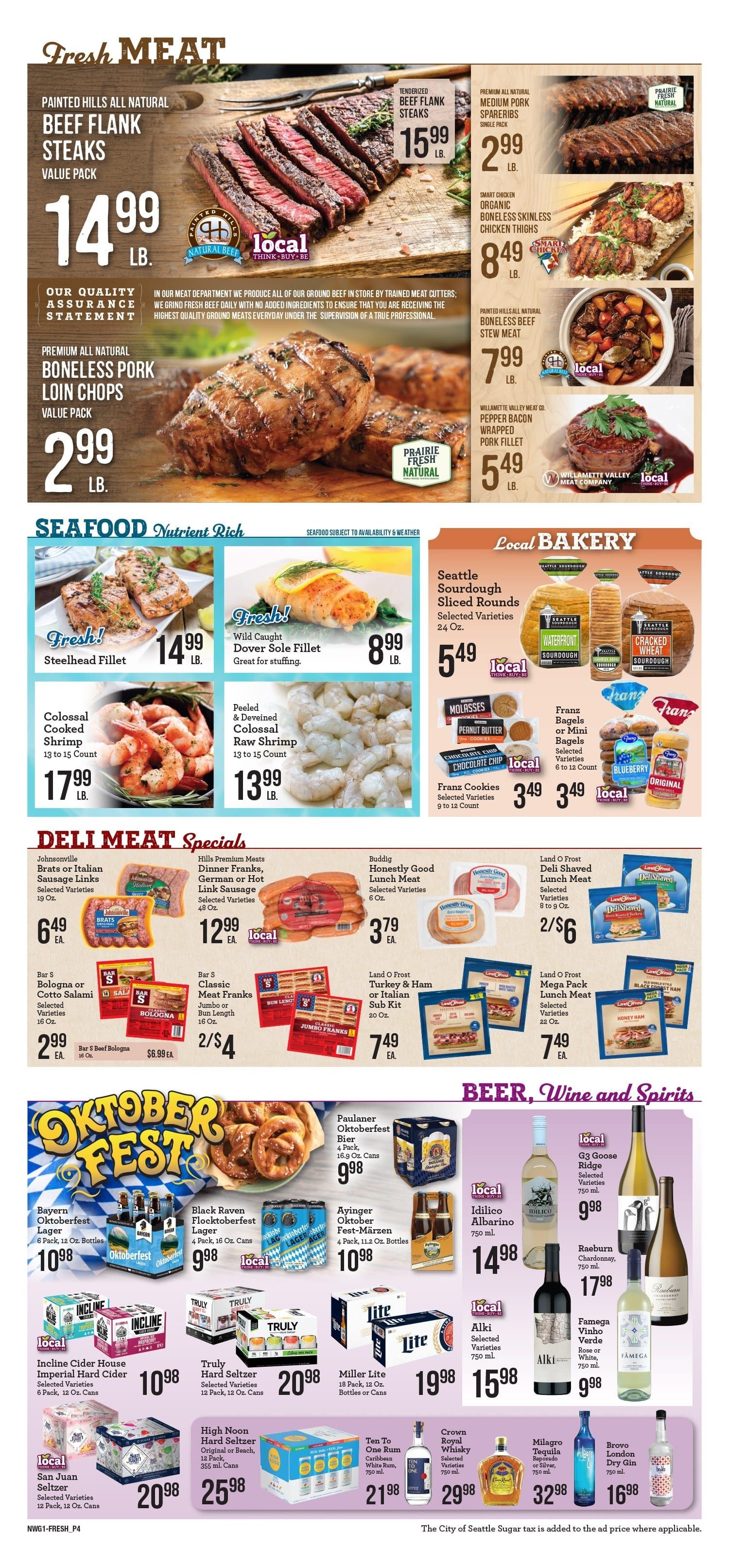 Vashon Thriftway Weekly Ad September 16 - 22, 2026