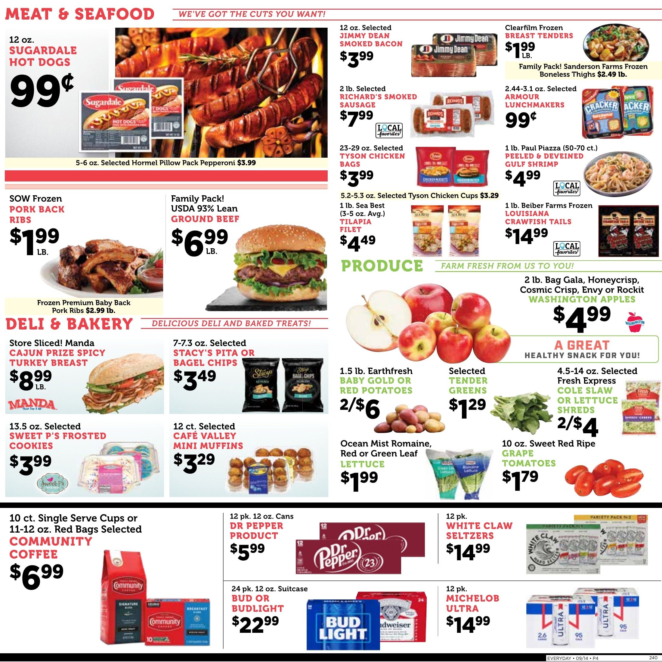 Wayne Lee's Grocery & Market Weekly Ad September 16 - 22, 2026