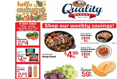 Quality Market Weekly Ad September 16 - 22, 2026