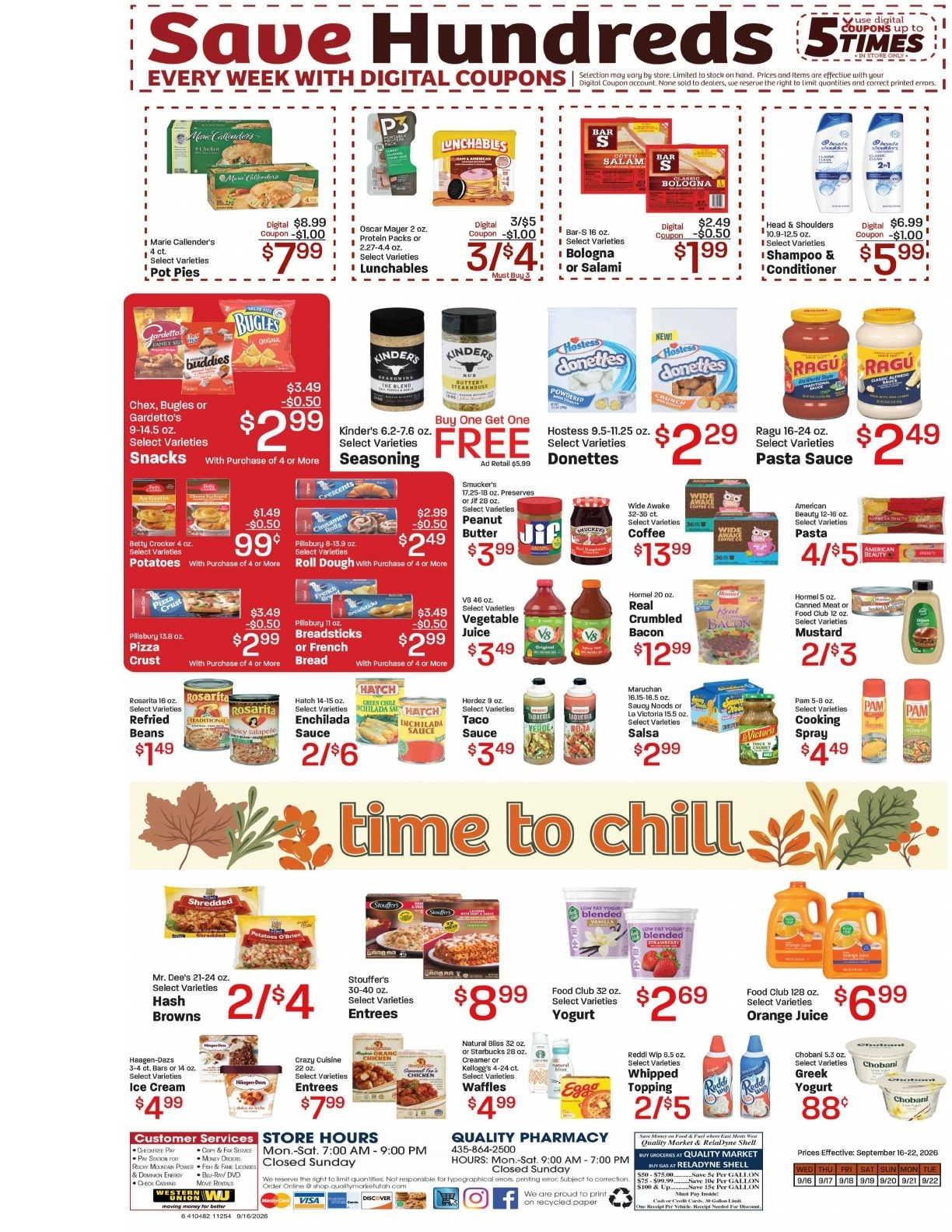 Quality Market Weekly Ad September 16 - 22, 2026