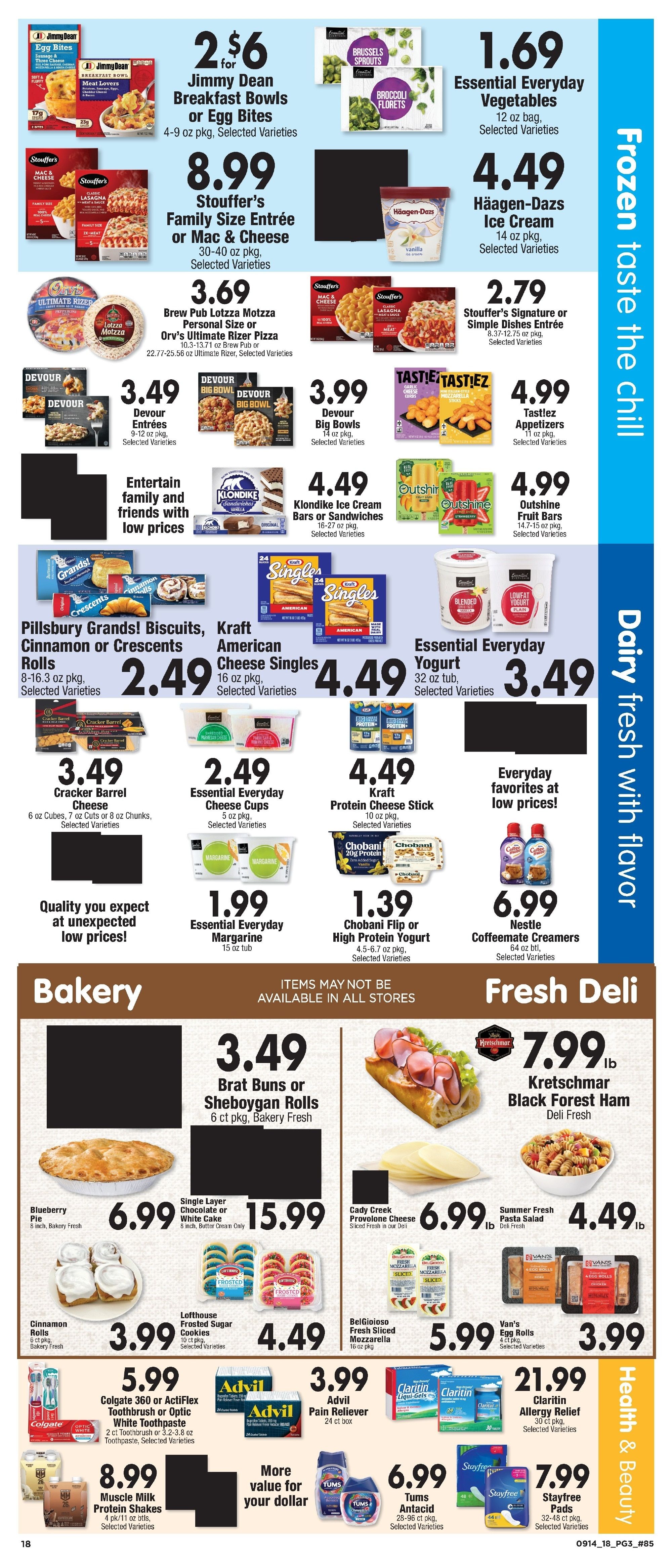 Elmer's County Market Weekly Ad September 16 - 22, 2026