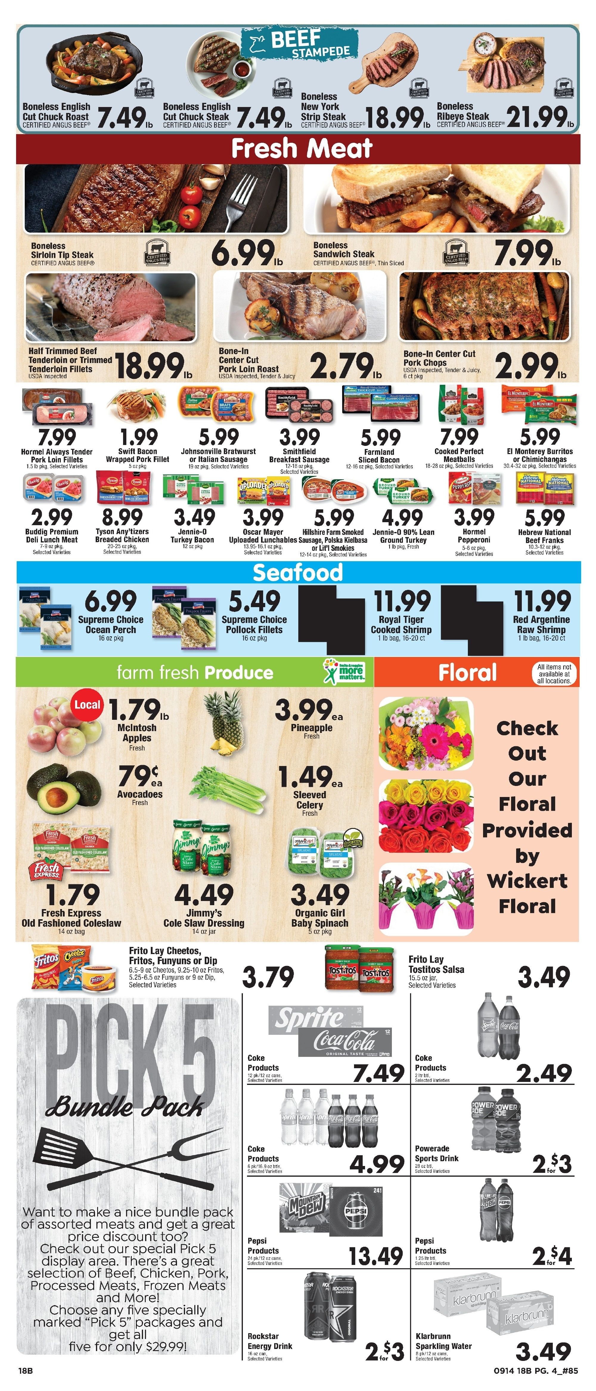 Elmer's County Market Weekly Ad September 16 - 22, 2026