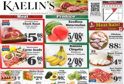 Kaelin's Market Weekly Ad September 16 - 22, 2026