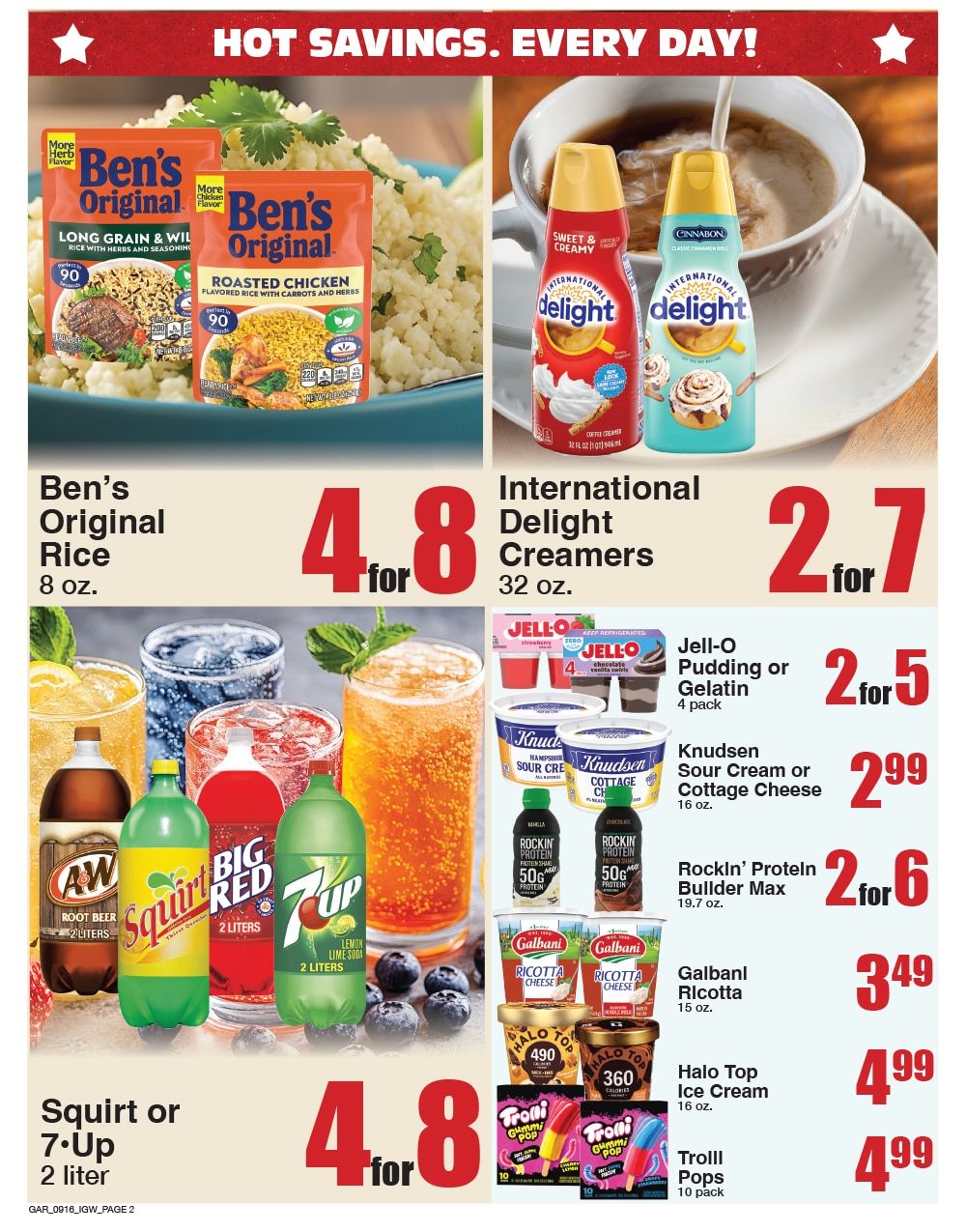 Garrett's IGA Weekly Ad September 16 - 22, 2026