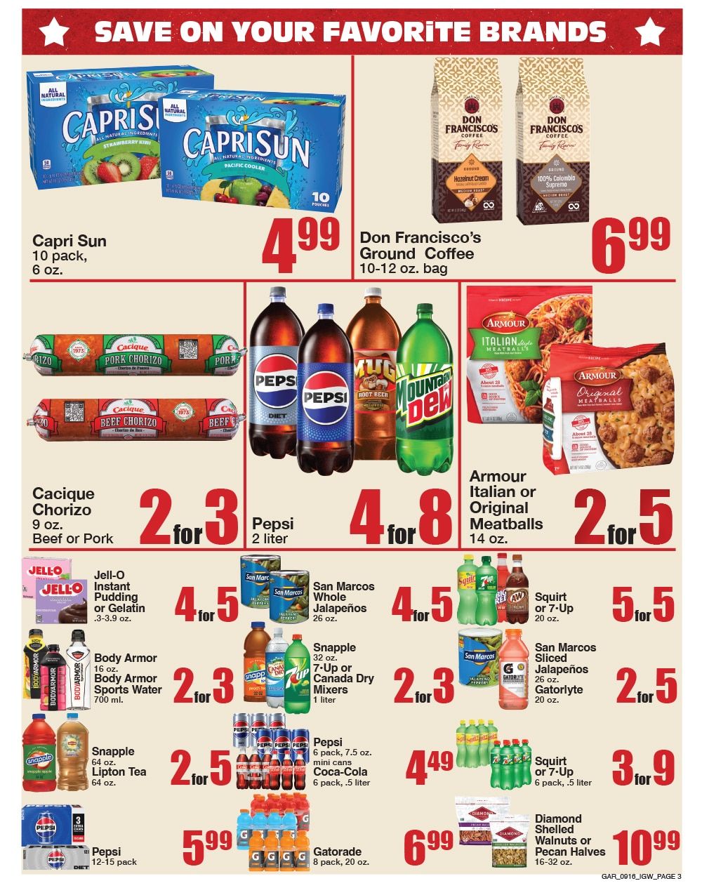 Garrett's IGA Weekly Ad September 16 - 22, 2026