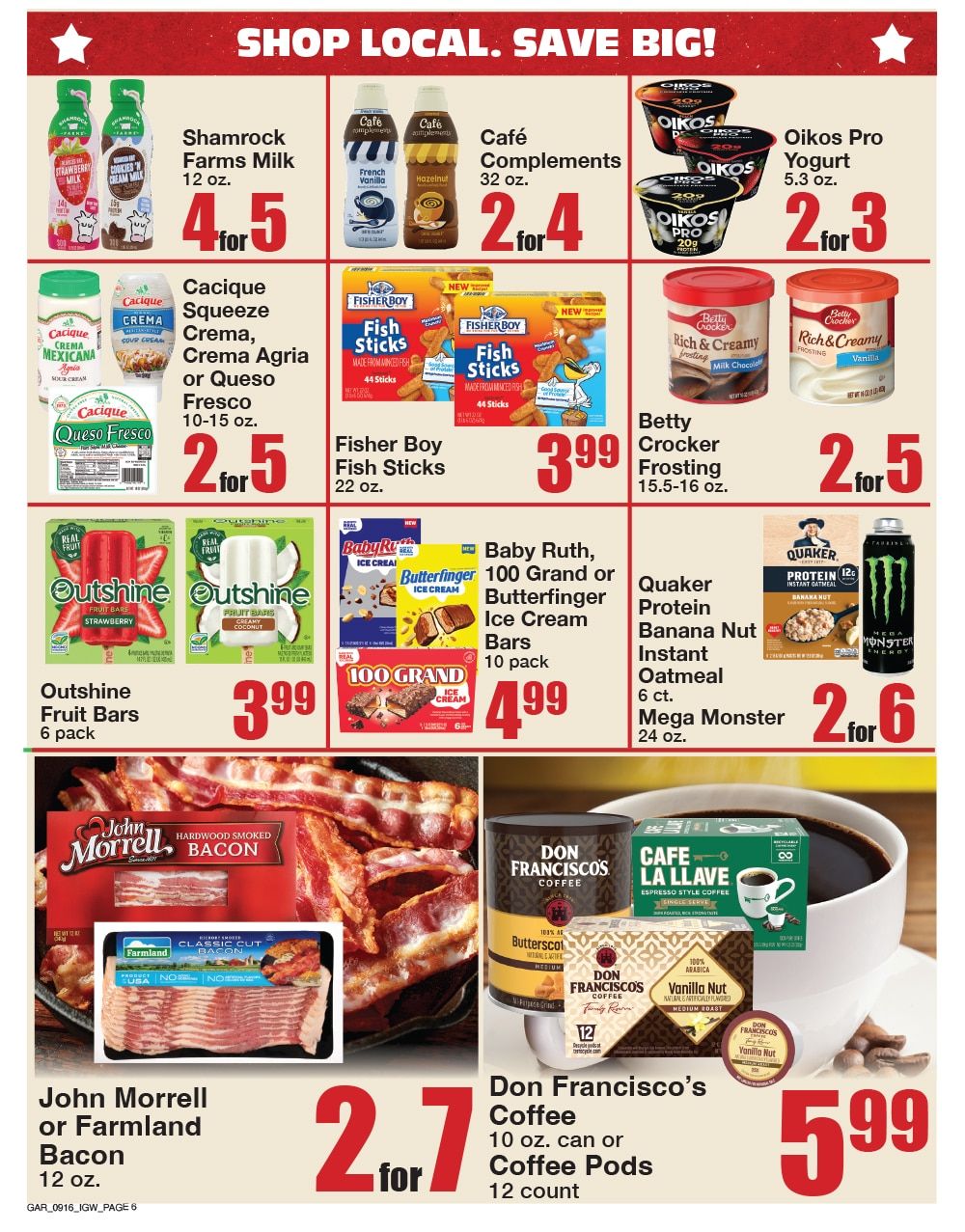 Garrett's IGA Weekly Ad September 16 - 22, 2026