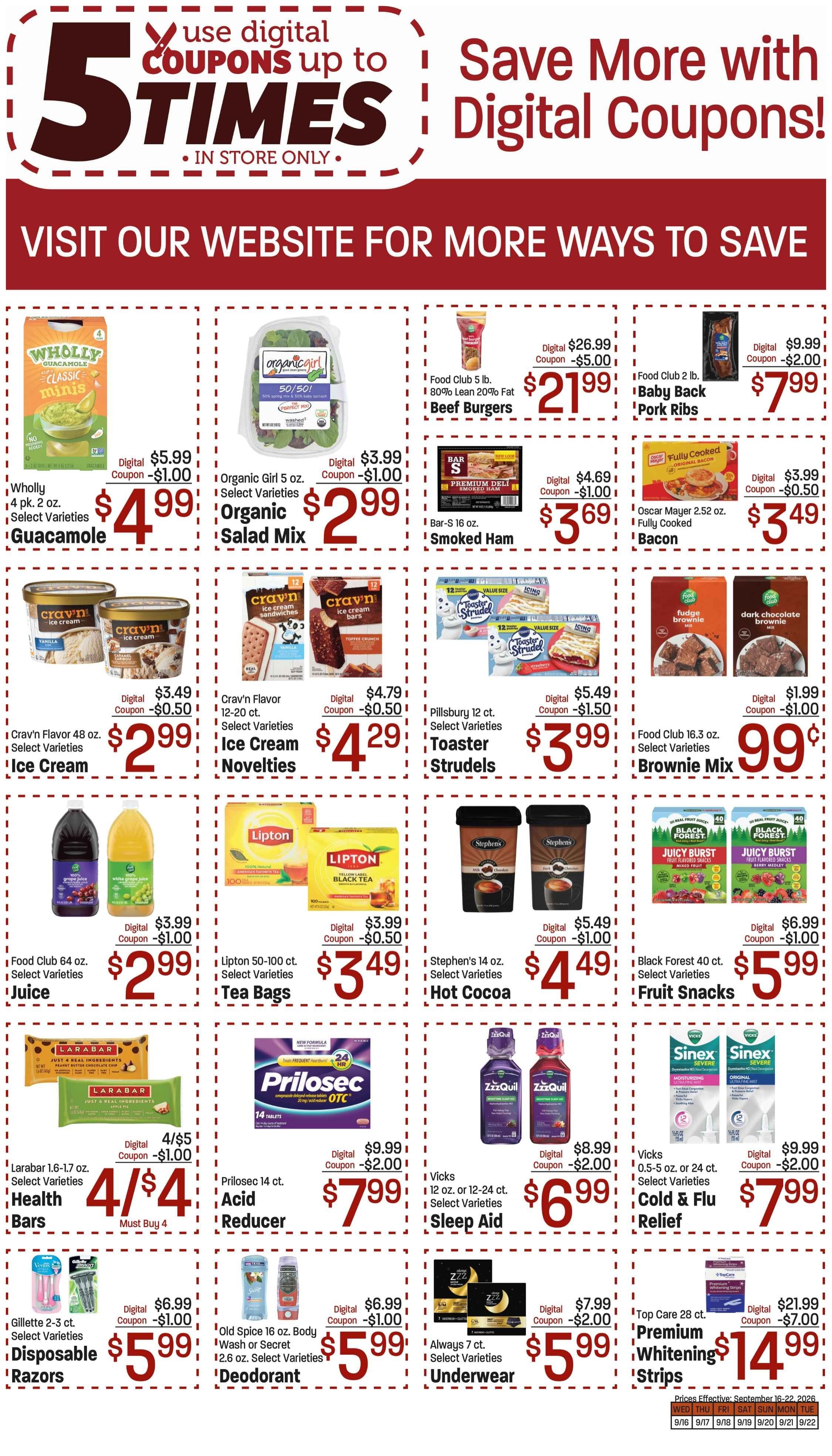 M&W Markets (Gooding, ID) Weekly Ad September 16 - 23, 2026