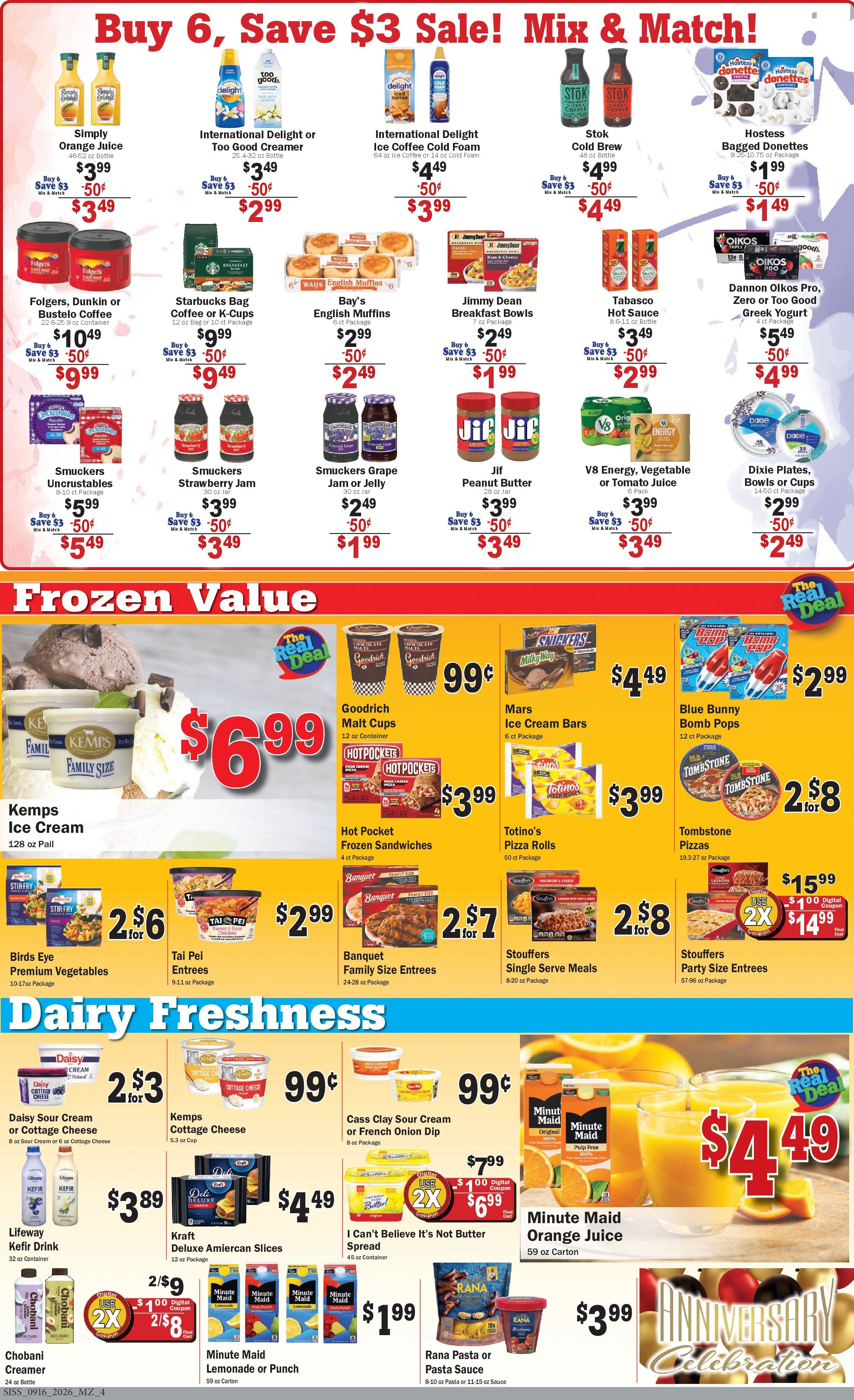 Teal's Market (Sisseton, SD) Weekly Ad September 16 - 22, 2026