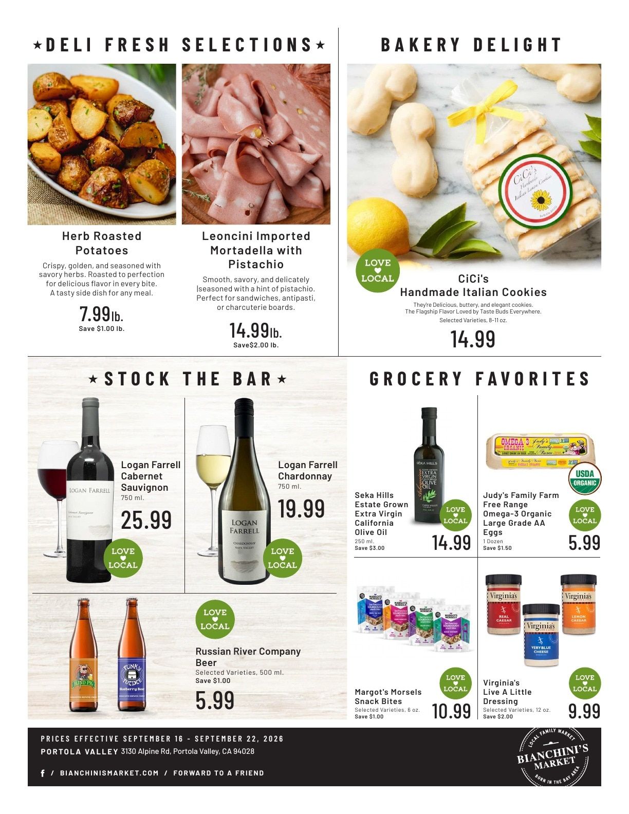 Bianchini's Market Weekly Ad September 16 - 22, 2026