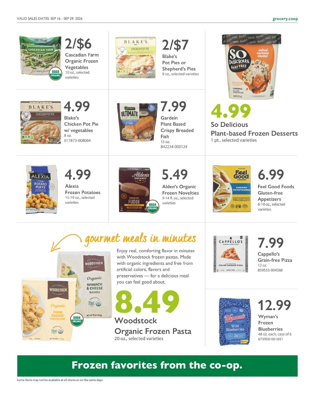 Community Food Co-op - Bellingham Co+op Deals Weekly Ad September 16 - 29, 2026