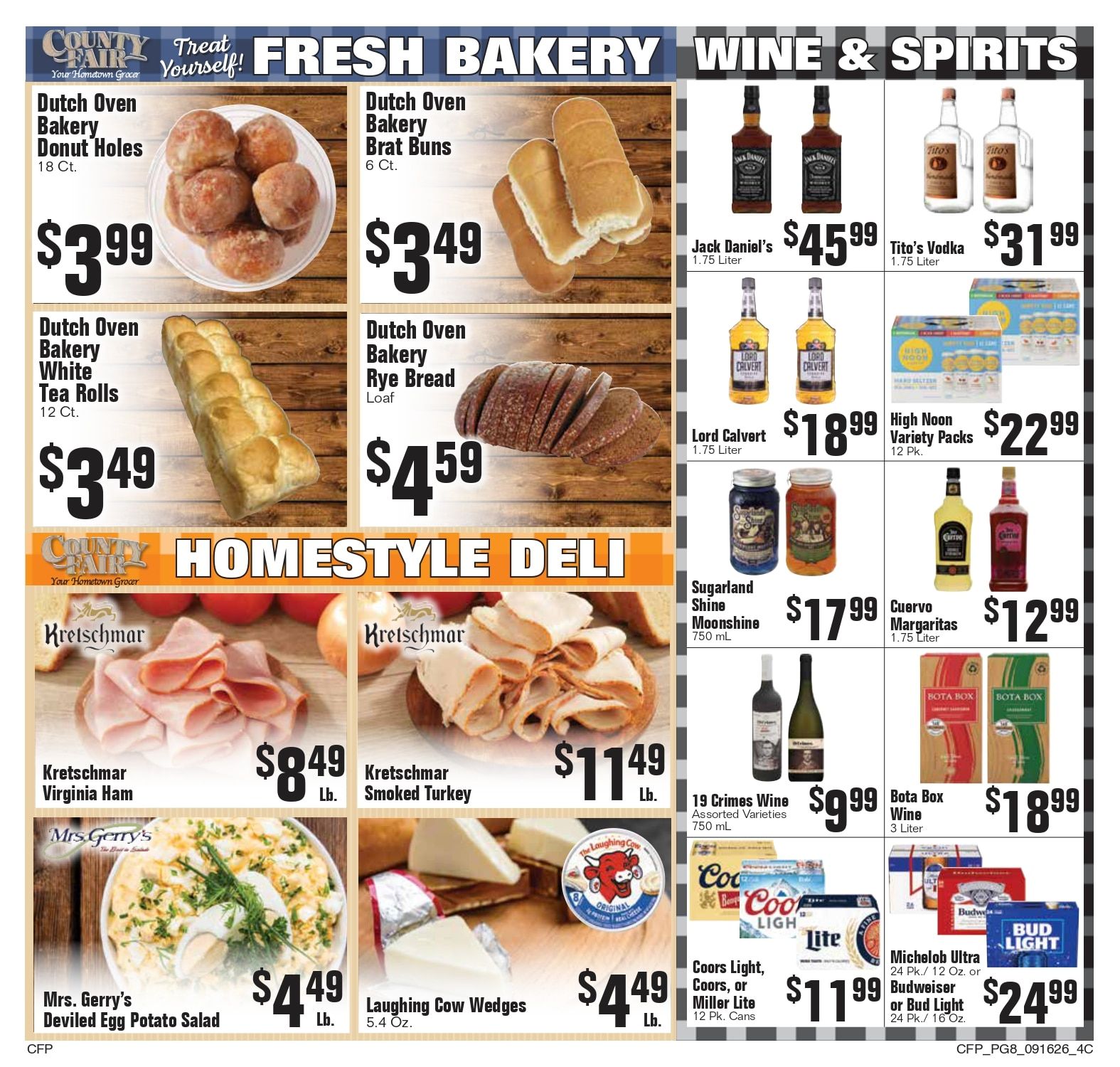 County Fair Food Stores (Platte, SD) Weekly Ad September 16 - 22, 2026