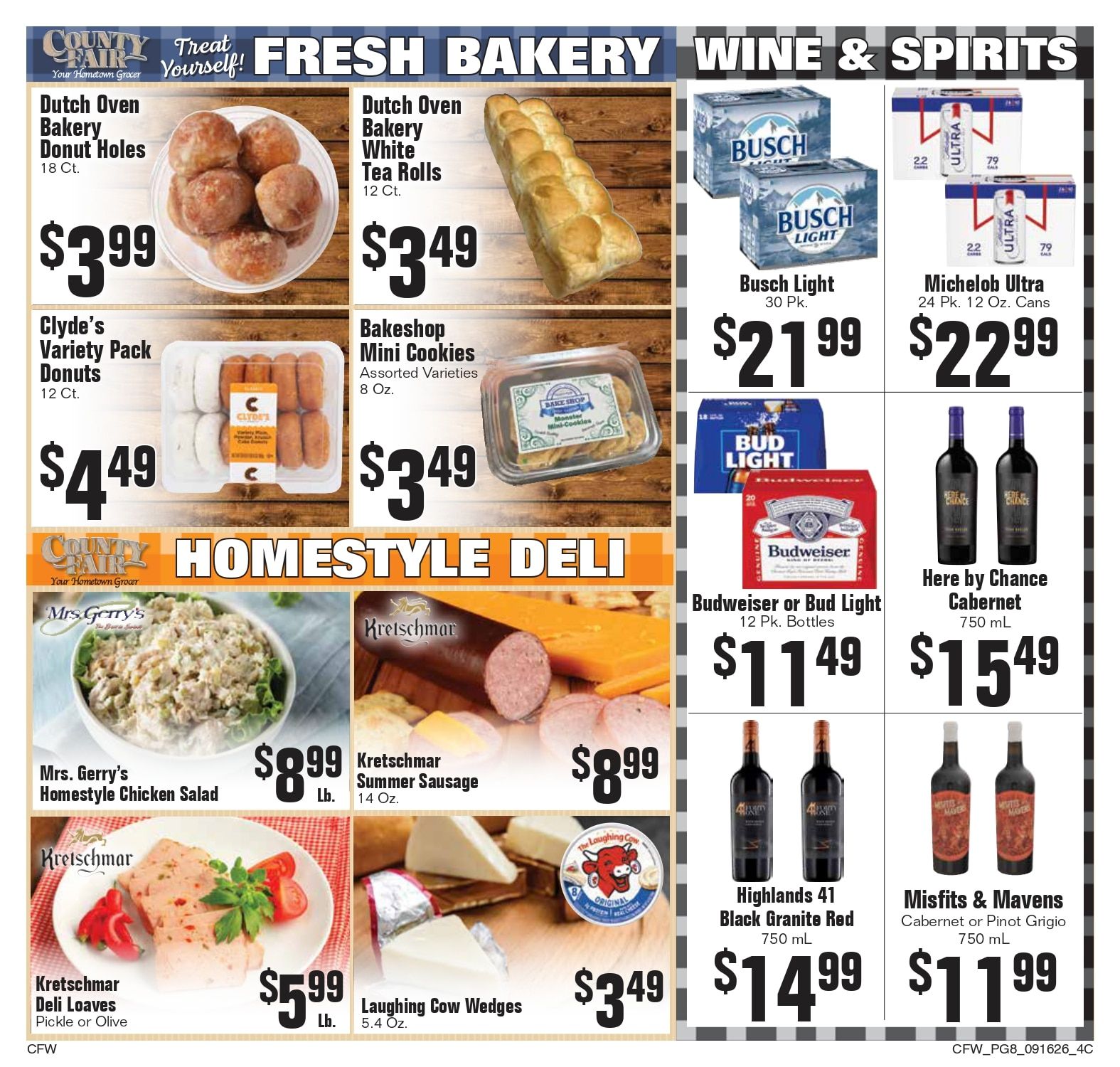 County Fair Food Stores (Winner, SD) Weekly Ad September 16 - 22, 2026