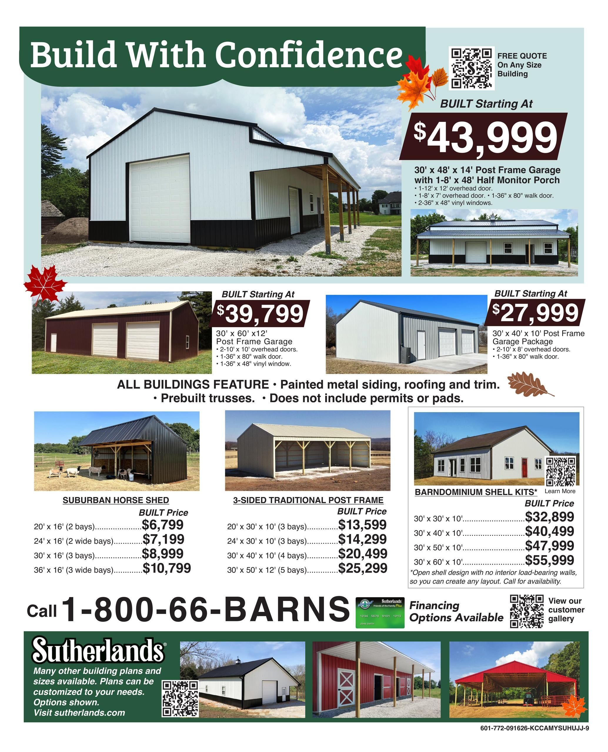 Sutherlands (Edgerton Area, KS) Weekly Ad September 16 - 27, 2026