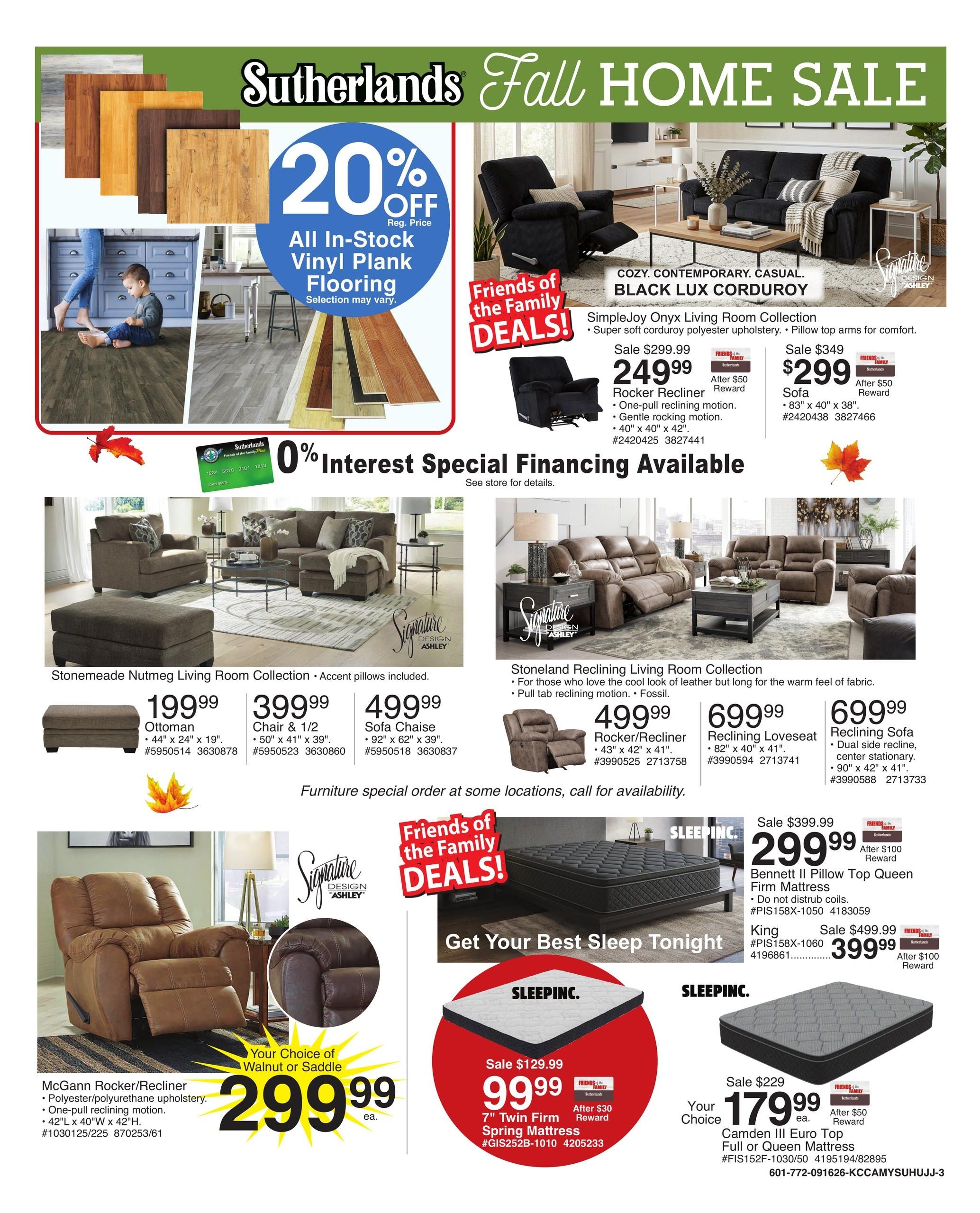 Sutherlands (La Junta Area, CO) Weekly Ad September 16 - 27, 2026