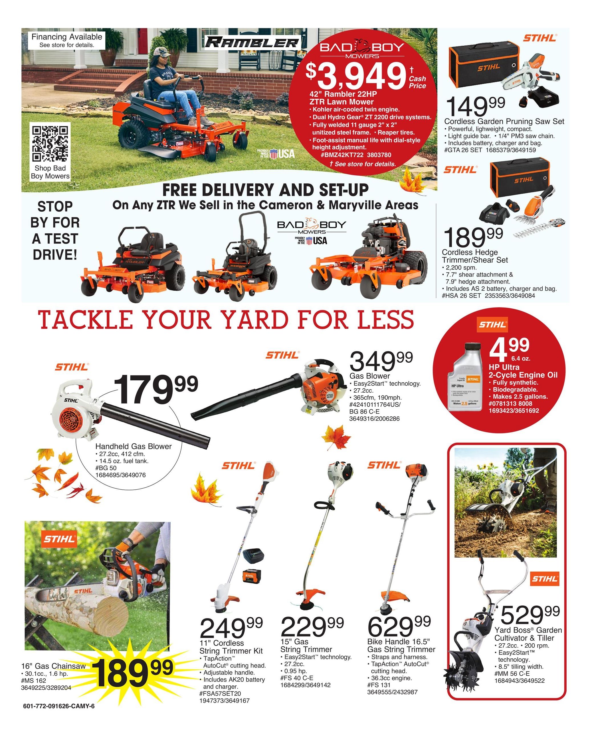Sutherlands (Maysville Area, MO) Weekly Ad September 16 - 27, 2026