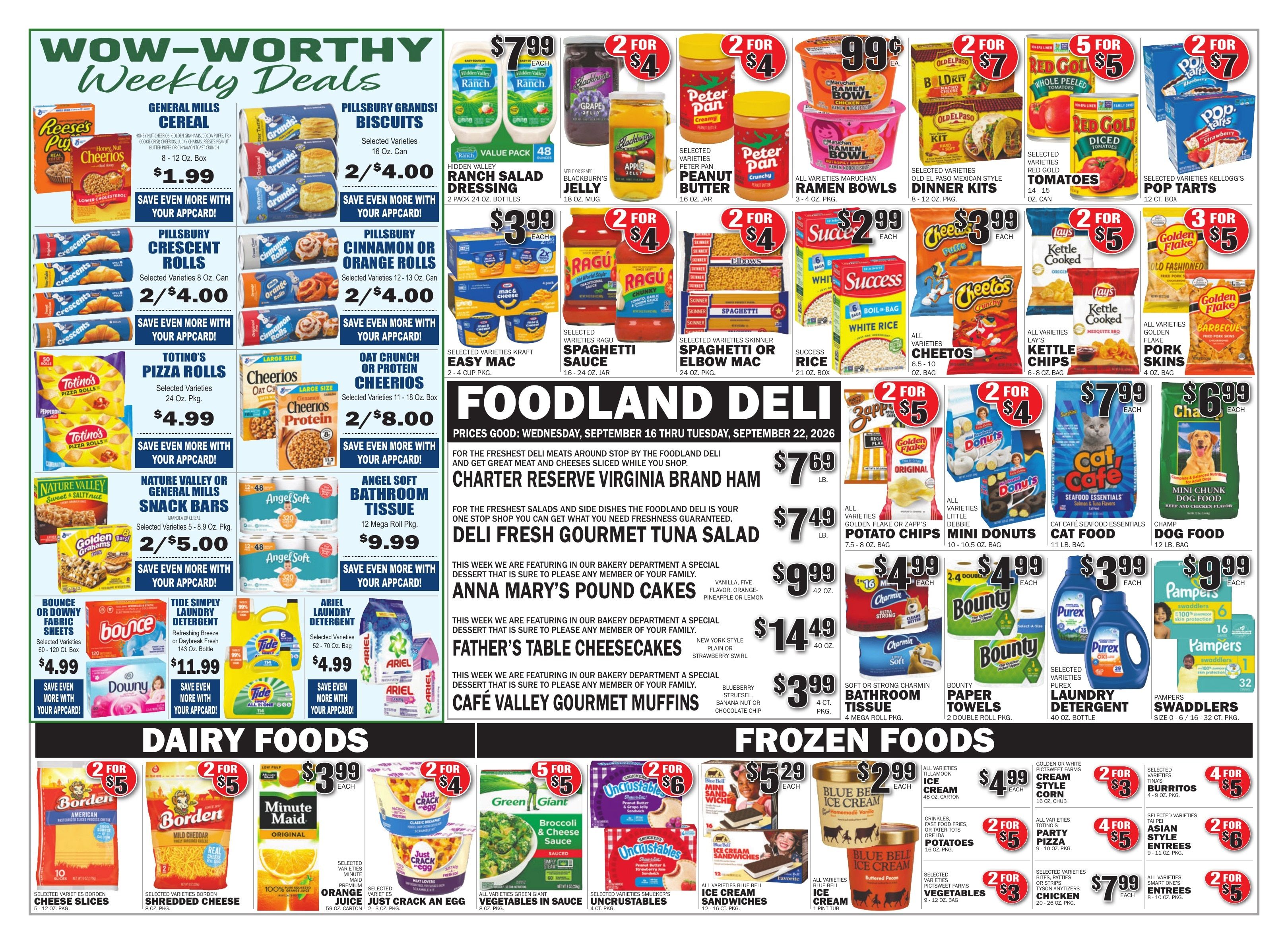 Gateway Foodland (Alabama) Weekly Ad September 16 - 22, 2026