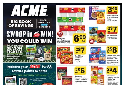 Acme Markets (Philadelphia Area, PA) Big Book of Savings Weekly Ad September 11 - October 8, 2026