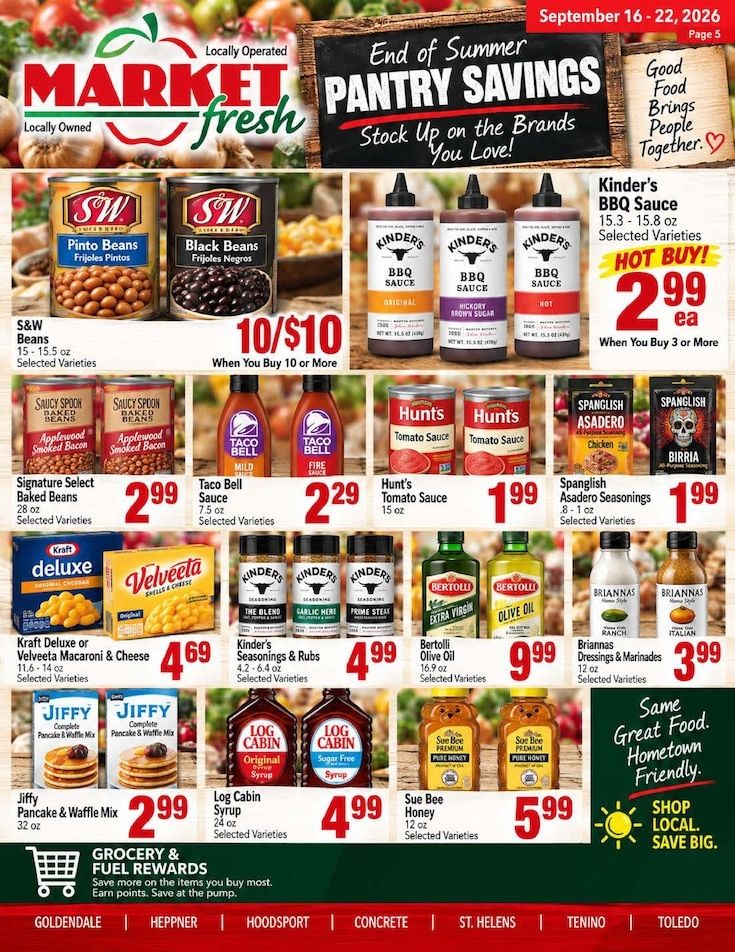 Goldendale Market Fresh Weekly Ad September 16 - 22, 2026