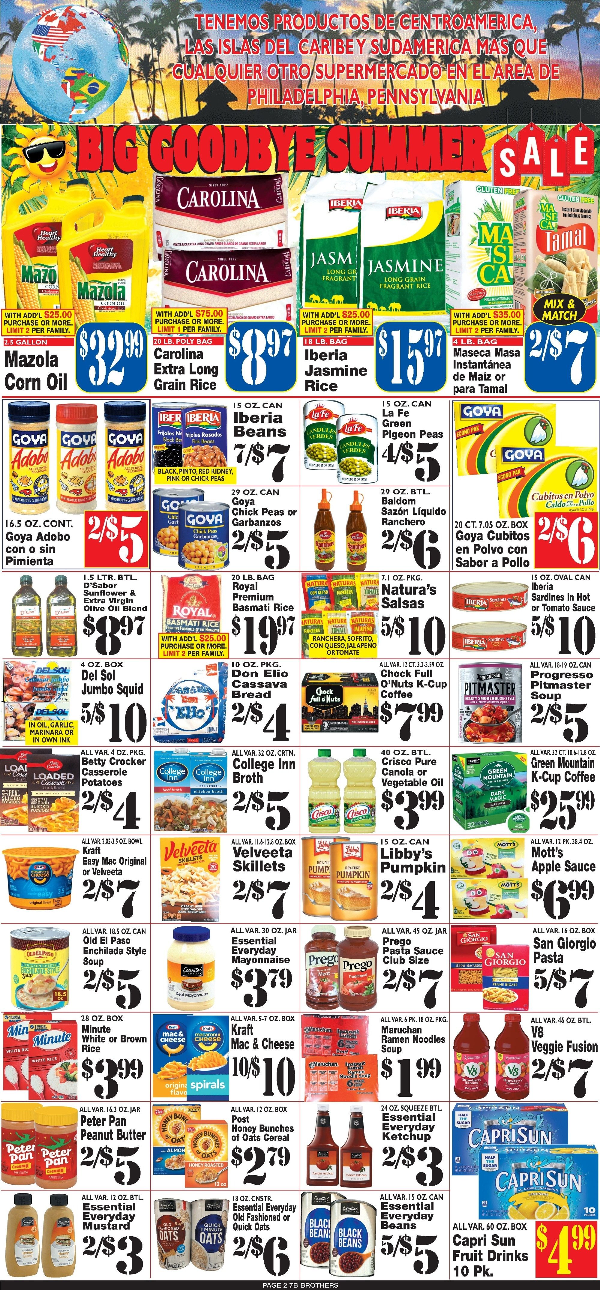 7 Brothers Supermarket Weekly Ad September 16 - 30, 2026