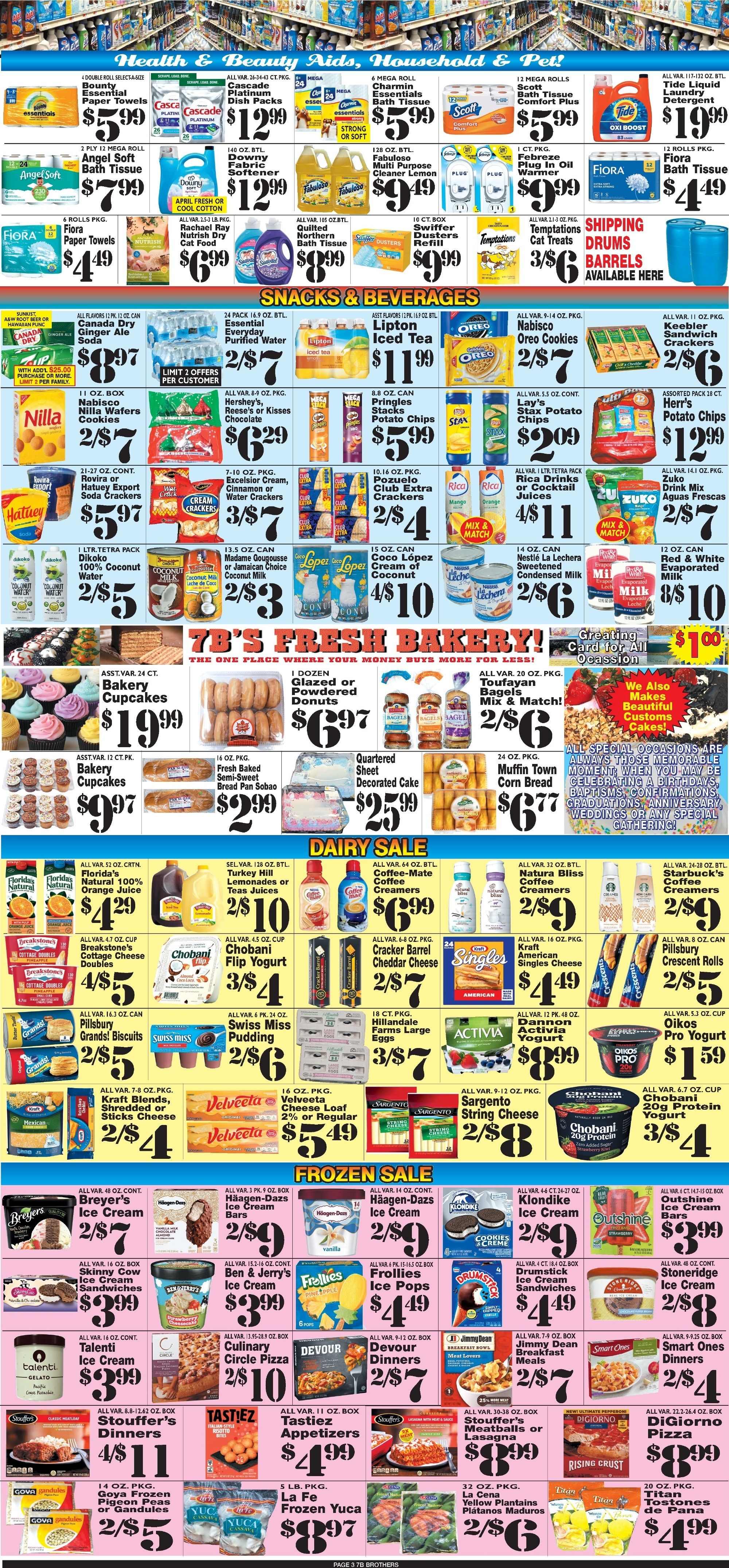 7 Brothers Supermarket Weekly Ad September 16 - 30, 2026