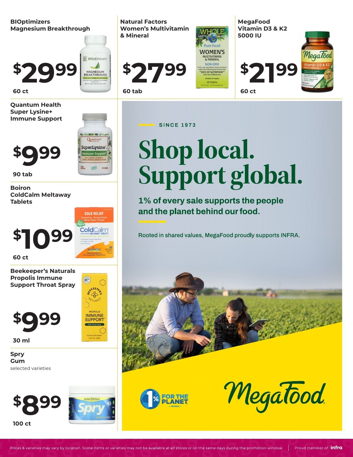 Good Harvest Market INFRA Deals Weekly Ad September 23 - October 13, 2026