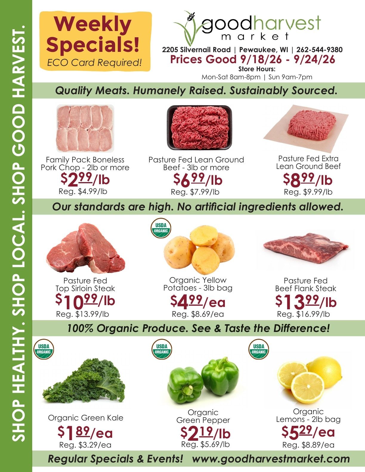 Good Harvest Market Weekly Ad September 18 - 24, 2026