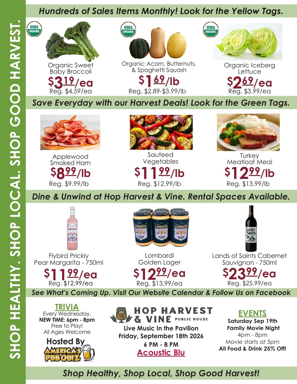Good Harvest Market Weekly Ad September 18 - 24, 2026